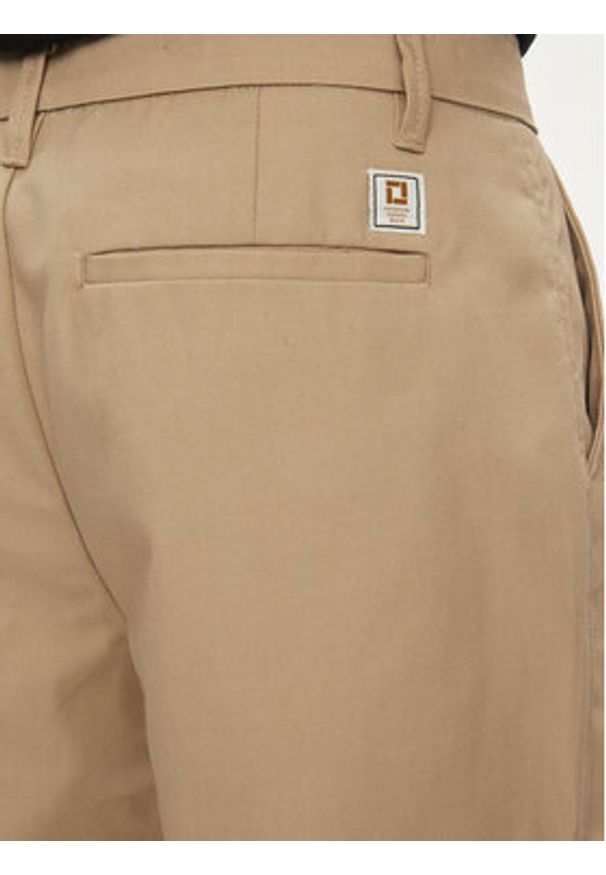 Only & Sons Spodnie materiałowe Edge-Ed 22024468 Beżowy Loose Fit. Kolor: beżowy. Materiał: bawełna