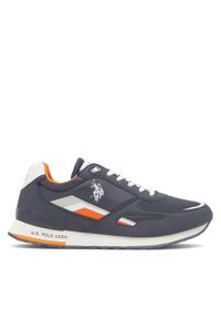 U.S. Polo Assn. Sneakersy TABRY003B Granatowy. Kolor: niebieski. Materiał: skóra