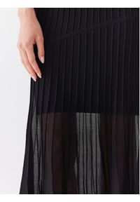 Calvin Klein Sukienka dzianinowa K20K205555 Czarny Regular Fit. Kolor: czarny. Materiał: dzianina, wiskoza #5