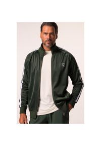 JAY-PI - Męska Treningowa kurtka funkcjonalna fitness oddychająca do roz. 7XL. Kolekcja: plus size. Kolor: zielony. Materiał: poliester, materiał. Sport: fitness