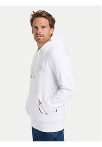 Quiksilver Bluza Light Waves EQYFT05168 Biały Regular Fit. Kolor: biały. Materiał: syntetyk, bawełna #4