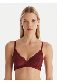 YSABEL MORA - Ysabel Mora Biustonosz z fiszbiną 10776 Bordowy. Kolor: czerwony. Materiał: syntetyk #1