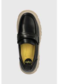 Buffalo mokasyny Aspha Loafer damskie kolor czarny na platformie 1622297. Kolor: czarny. Materiał: guma. Obcas: na platformie #5