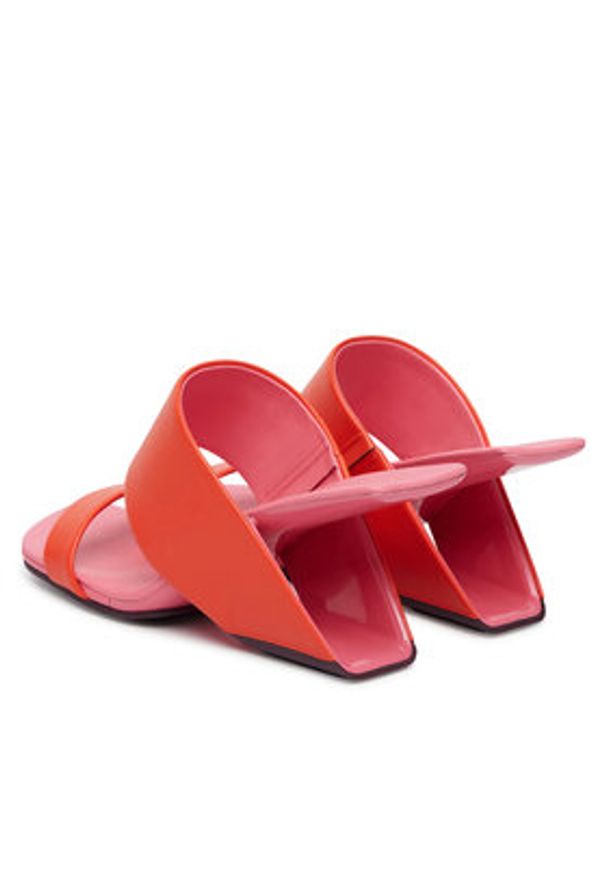 United Nude Klapki Loop Hi 1000596416 Czerwony. Kolor: czerwony. Materiał: skóra