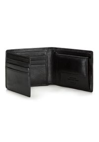 Wittchen - Męski portfel skórzany z miejscem na bilon czarny. Kolor: czarny. Materiał: skóra #5