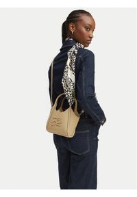 Karl Lagerfeld - KARL LAGERFELD Torebka B2W30053 Beżowy. Kolor: beżowy. Materiał: skórzane #1