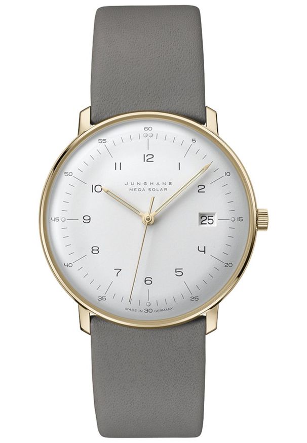 Zegarek JUNGHANS Quartz Mega Solar Max Bill 59/7324.02