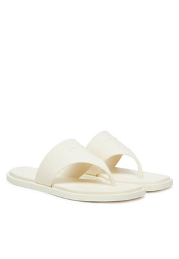 Calvin Klein Japonki Toepost Tpu Slide HW0HW02836 Écru. Materiał: syntetyk