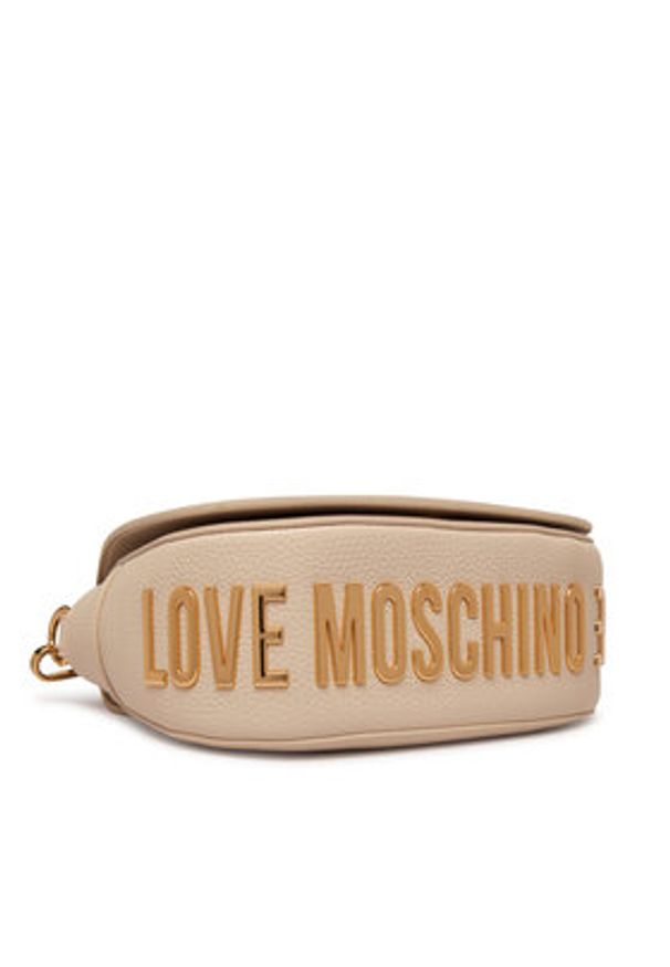 Love Moschino - LOVE MOSCHINO Torebka JC4122PP1OLT0110 Écru. Kolor: kremowy. Materiał: skórzane