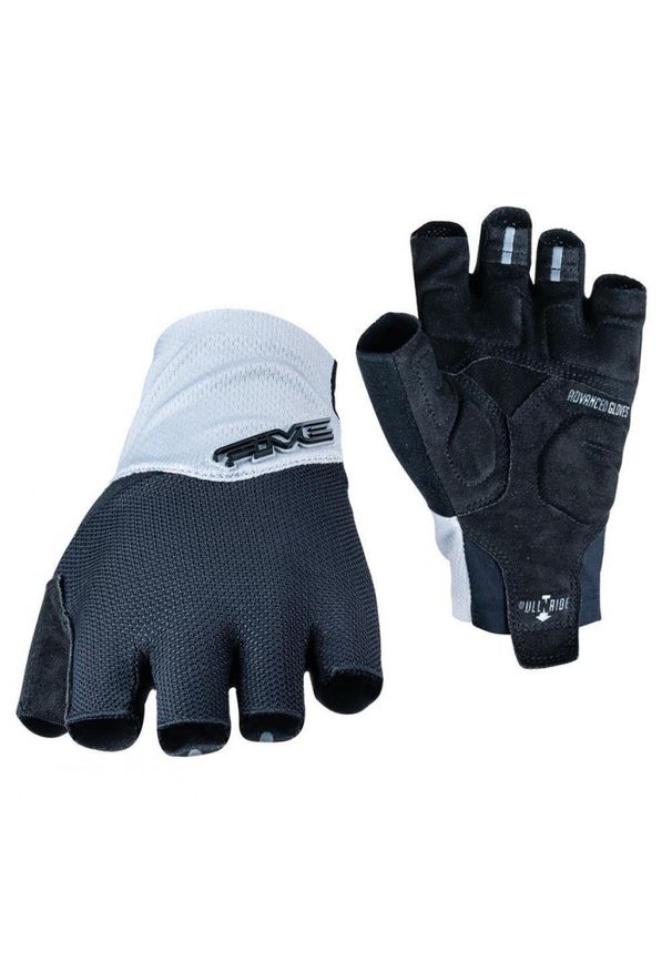 FIVE GLOVES - Rękawiczki RC1 SHORTY - CEMENT/CZARNE (cementowo-szare/czarne) - M/9. Kolor: wielokolorowy, czarny. Długość: krótkie. Sport: kolarstwo