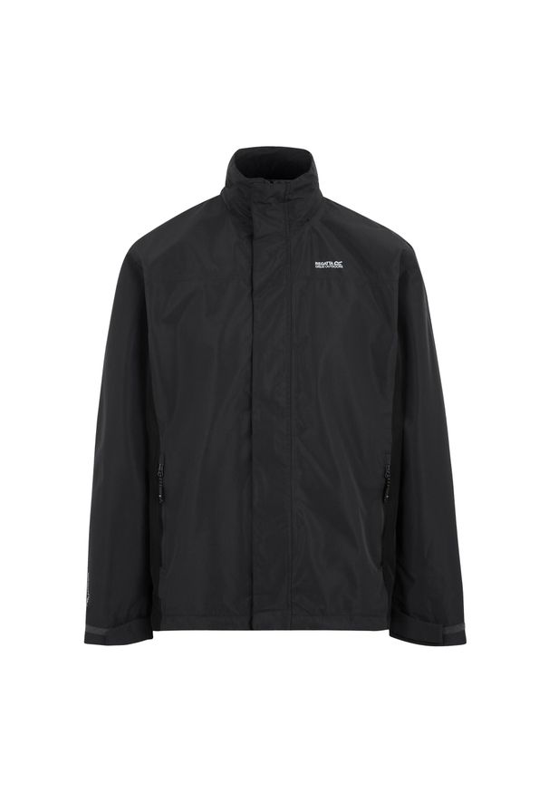 Regatta - Męska Kurtka Wodoodporna Matt II. Kolor: wielokolorowy, szary, fioletowy, czarny. Sport: turystyka piesza