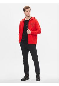 TOMMY HILFIGER - Tommy Hilfiger Bluza Wcc Arched Varsity Zip Thru MW0MW33644 Czerwony Regular Fit. Kolor: czerwony. Materiał: bawełna