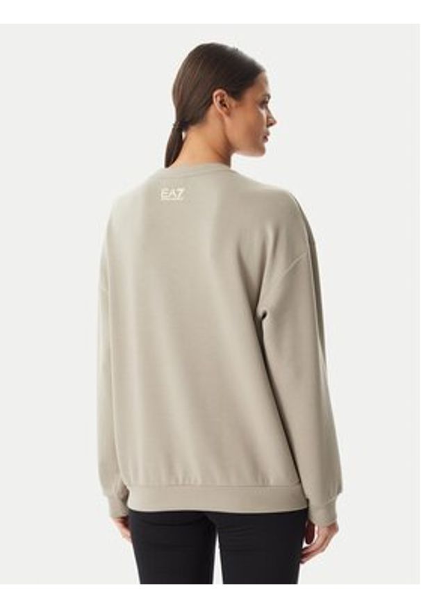EA7 Emporio Armani Bluza 7W001488 AF24375 U6225 Beżowy Regular Fit. Kolor: beżowy. Materiał: syntetyk