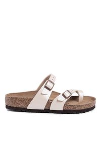 Birkenstock Japonki Mayari 0071661 Beżowy. Kolor: beżowy. Materiał: skóra