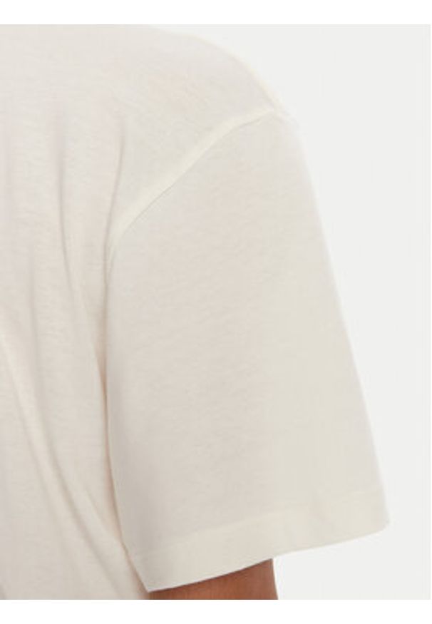 Roxy T-Shirt Hangloose Poster ERJZT06018 Écru Regular Fit. Materiał: bawełna