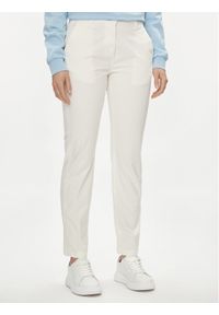 Napapijri Spodnie materiałowe Meridian NP0A4GYE Écru Regular Fit. Materiał: bawełna #1