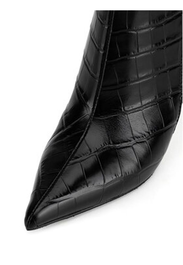 Eva Minge Botki HALA-9596-223 Czarny. Kolor: czarny. Materiał: skóra