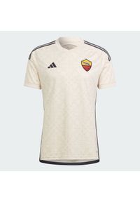 Adidas - Koszulka do piłki nożnej dla dzieci AS Roma wyjazdowa sezon 23/24. Materiał: prążkowany. Sezon: lato