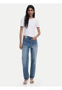 Desigual T-Shirt Amber 25WWTK07 Biały Regular Fit. Kolor: biały. Materiał: bawełna #4