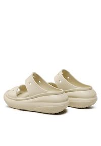 Crocs Klapki Classic Crush Sandal 207670 Beżowy. Kolor: beżowy #6