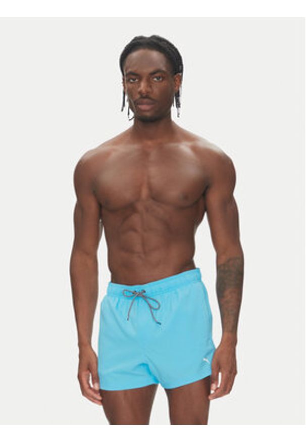 Puma Szorty kąpielowe 907658 Niebieski Regular Fit. Kolor: niebieski. Materiał: syntetyk