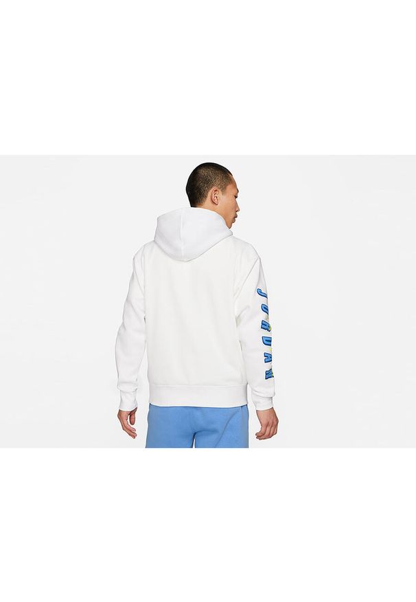 Nike - Bluza męska nike air jordan sport dna hbr pullover hoodie white. Kolor: biały. Sport: bieganie