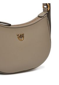Pinko - PINKO Torebka Half Moon Baby PE 25 PLTT 103538 A0F1 Beżowy. Kolor: beżowy. Materiał: skórzane #5