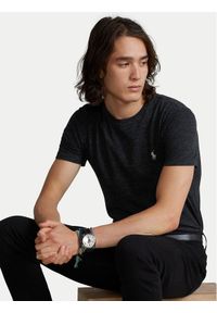 Polo Ralph Lauren T-Shirt Classics 710671438164 Czarny Slim Fit. Typ kołnierza: polo. Kolor: czarny. Materiał: bawełna