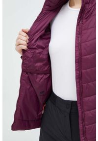 4f - 4F kurtka sportowa kolor fioletowy. Kolor: fioletowy. Materiał: włókno, puch, materiał. Technologia: Primaloft #7