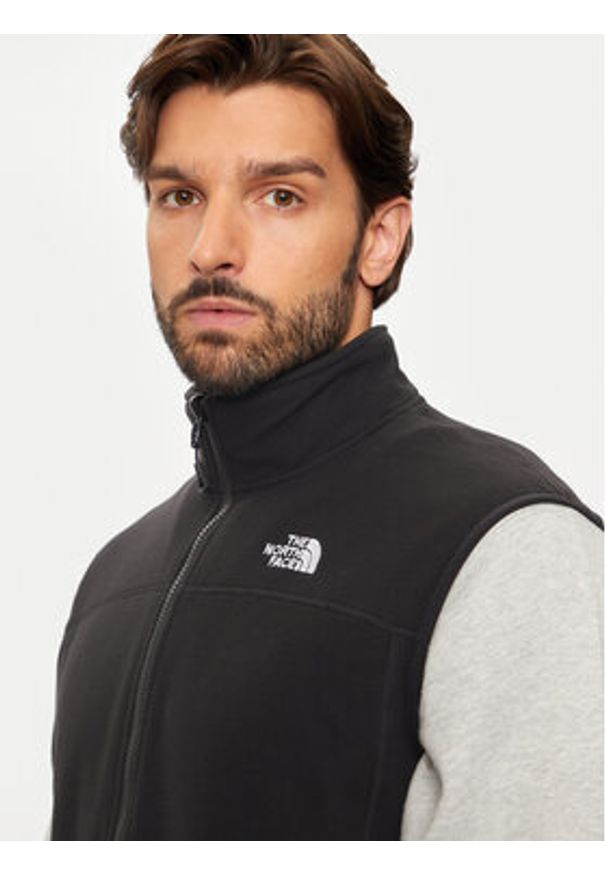 The North Face Kamizelka Glacier NF0A7SSL Czarny Regular Fit. Kolor: czarny. Materiał: syntetyk
