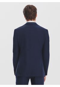 Pako Lorente - PAKO LORENTE - Marynarka garniturowa w subtelną kratę. Okazja: na studniówkę, na spotkanie biznesowe. Materiał: poliester, wełna. Styl: biznesowy #8