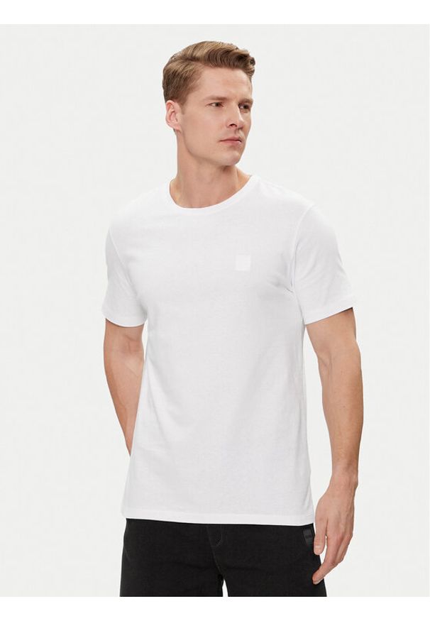 BOSS - Boss T-Shirt Tales 50508584 Biały Relaxed Fit. Kolor: biały. Materiał: bawełna