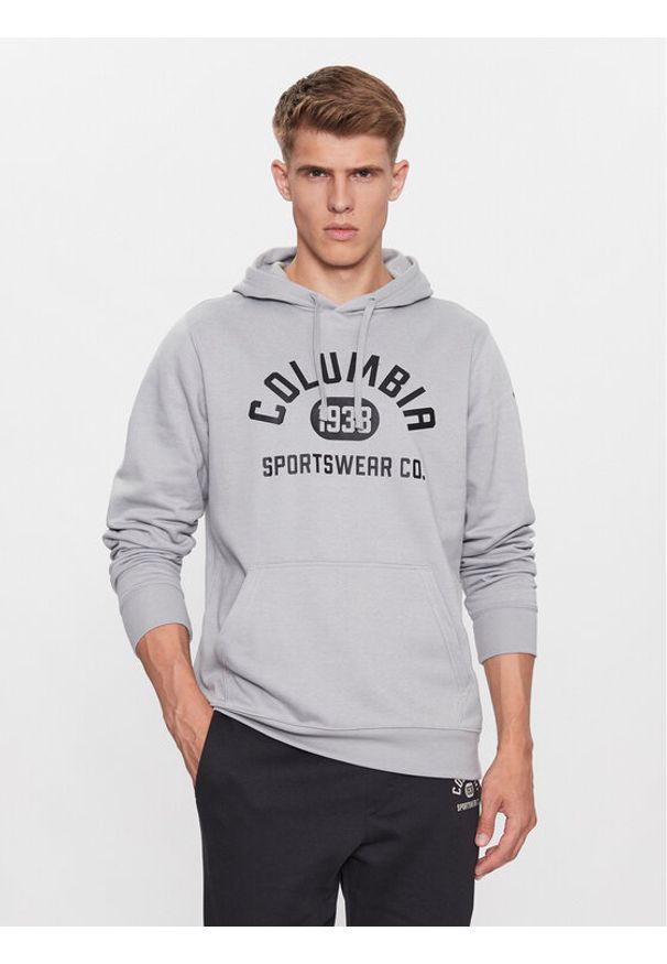 columbia - Columbia Bluza Trek™ Hoodie 195791 Szary Regular Fit. Kolor: szary. Materiał: syntetyk