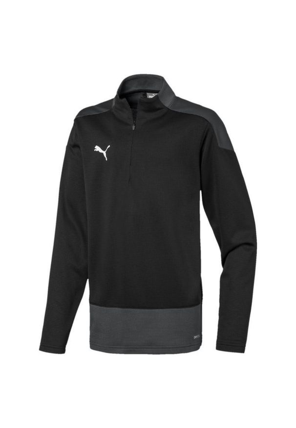 Kurtka dla dzieci Puma Teamgoal 23 Training 14 Zip Top Jr. Kolor: czarny. Materiał: poliester, materiał. Sport: joga i pilates