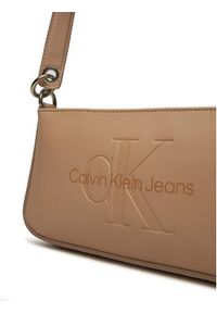 Calvin Klein Jeans Torebka Sculpted Shoulder Pouch25 Mono K60K610679 Kolorowy. Wzór: kolorowy. Materiał: skórzane