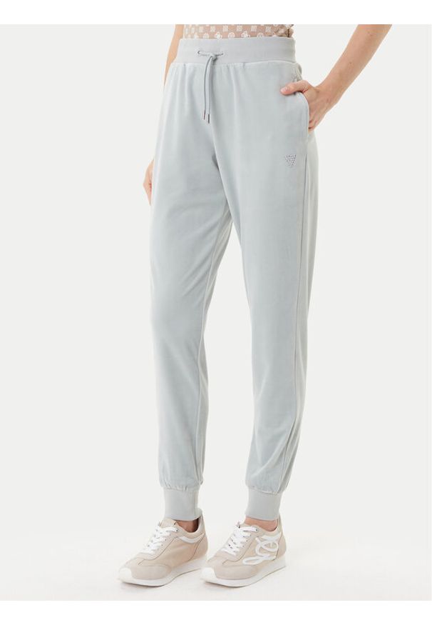 Guess Spodnie dresowe V3BB27 K0232 Zielony Regular Fit. Kolor: zielony. Materiał: syntetyk