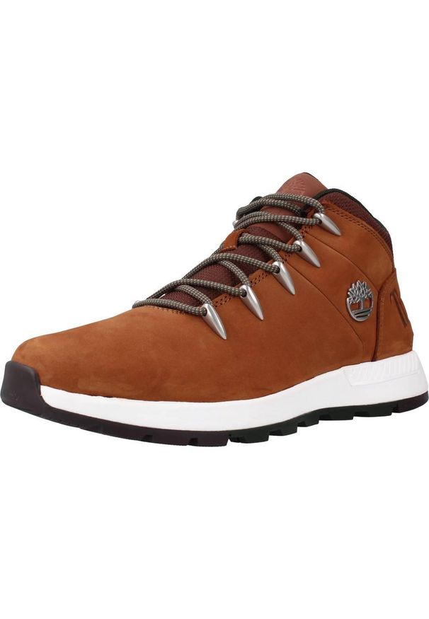 Timberland - Obuwie sportowe Mężczyzna TIMBERLAND MID LACE. Kolor: brązowy. Sport: turystyka piesza