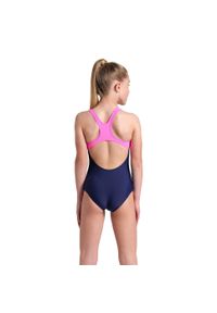 Arena - Strój kąpielowy dziewczęcy Kikko V Swimsuit Swim Pro Back. Kolor: niebieski