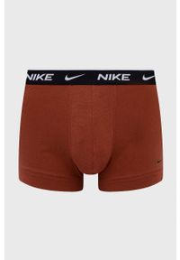 Nike bokserki (3-pack) kolor czerwony. Kolor: beżowy. Materiał: tkanina, włókno, skóra #6