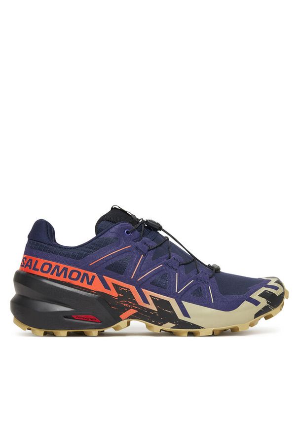 salomon - Buty do biegania Salomon. Kolor: fioletowy. Model: Salomon Speedcross