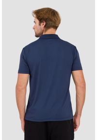 EA7 Emporio Armani - EA7 Granatowa męska koszulka polo Ventus 7, Rozmiar M. Typ kołnierza: polo. Kolor: niebieski #6