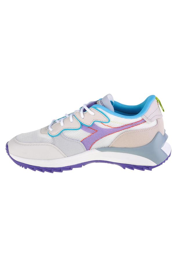 Buty sportowe damskie Diadora Jolly Mesh Wn. Kolor: niebieski, biały, wielokolorowy. Materiał: mesh. Sport: turystyka piesza