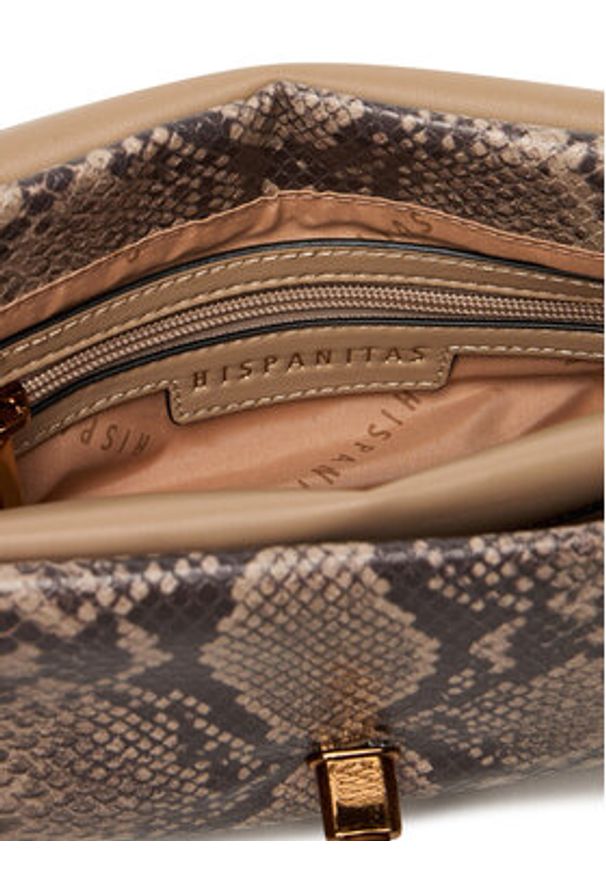 Hispanitas Torebka BI254157 Brązowy. Kolor: brązowy. Materiał: skórzane