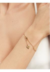 Guess Bransoletka Lovely Guess JUBB03 036JW Żółte złocenie. Materiał: metalowe. Kolor: złoty