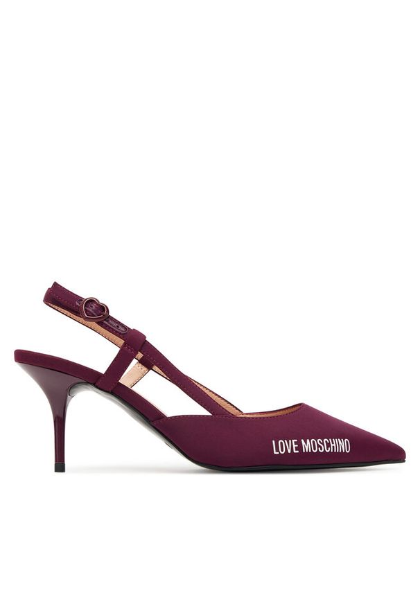 Love Moschino - Sandały LOVE MOSCHINO. Kolor: czerwony