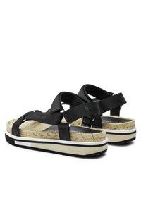 Pollini Espadryle SA16655G0ITV0000 Czarny. Kolor: czarny. Materiał: materiał