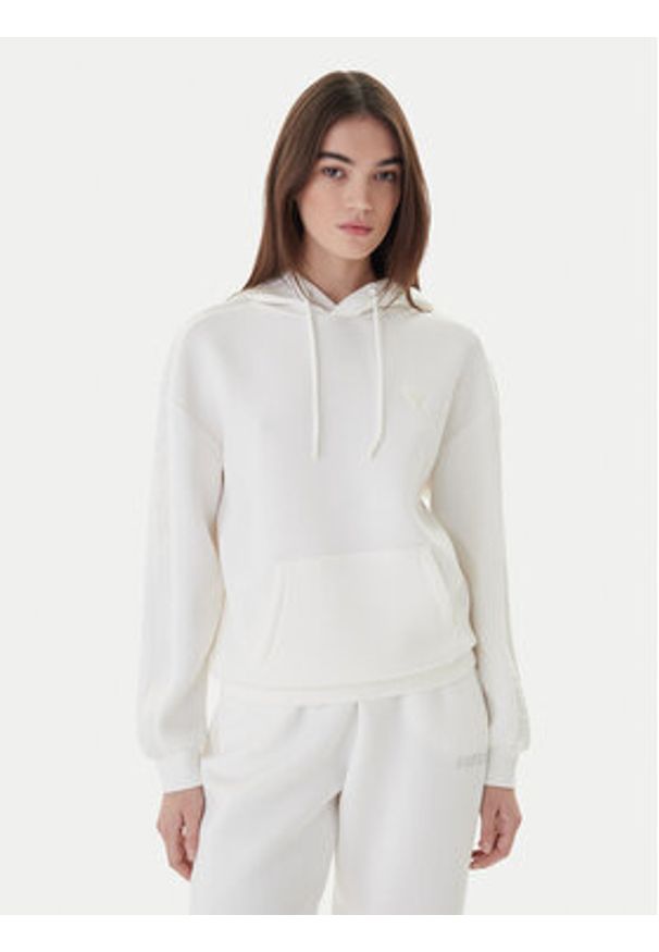 Guess Bluza Brenda V2YQ18 K7UW2 Biały Regular Fit. Kolor: biały. Materiał: wiskoza