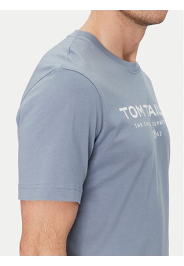Tom Tailor T-Shirt 1045773 Niebieski Regular Fit. Kolor: niebieski. Materiał: bawełna