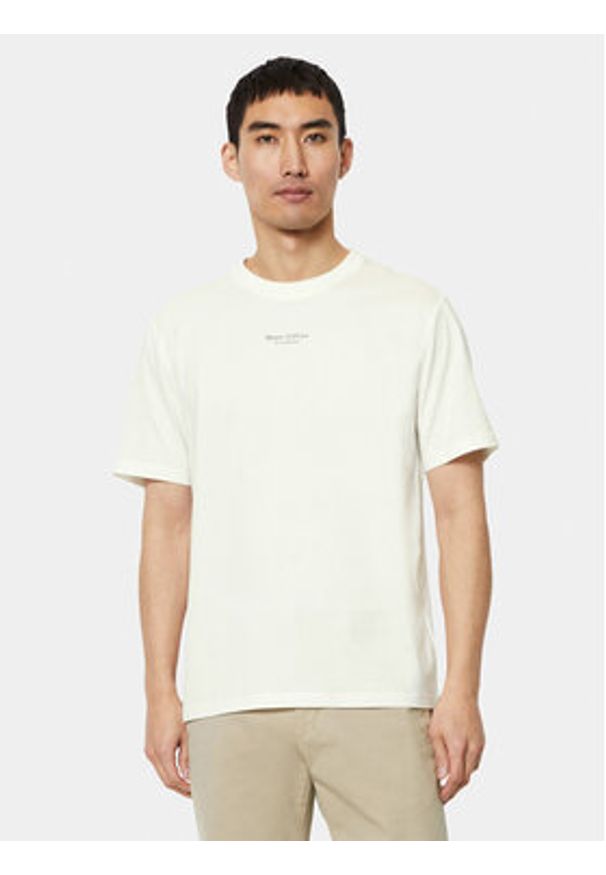 Marc O'Polo T-Shirt 421 2012 51034 Écru Regular Fit. Typ kołnierza: polo. Materiał: bawełna