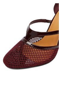 Badura Szpilki EO-AMIRA-LT519-1 Bordowy. Kolor: czerwony. Materiał: skóra, lakier. Obcas: na szpilce #3